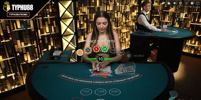 Poker TYPHU88 Những Quy Tắc Và Quy Trình Chơi Cho Tân Thủ 3 Các vòng thao tác cụ thể khi game thủ đánh Poker