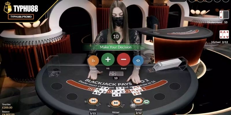 Blackjack TYPHU88 Cách Chơi Và Các Kinh Nghiệm Hiệu Quả 2025 3 Lựa chọn thời điểm nhân đôi cược đúng cách