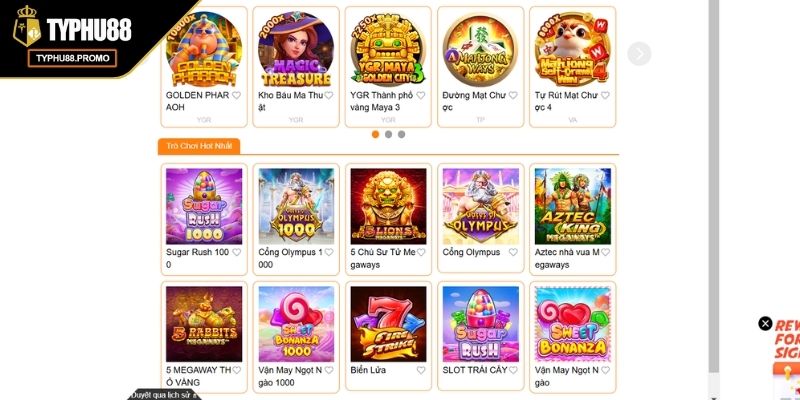 Nổ Hũ Pragmatic Play TYPHU88 Sảnh Cược Hấp Dẫn Nhất 2025 2 Nhiều trò chơi nổ hũ Pragmatic Play TYPHU88 đa dạng