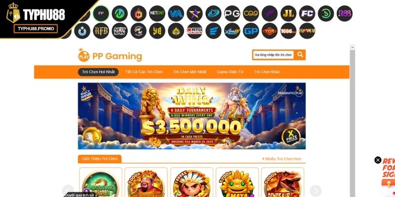 Nổ Hũ Pragmatic Play TYPHU88 Sảnh Cược Hấp Dẫn Nhất 2025 1 Sơ lược về sảnh game nổ hũ Pragmatic Play TYPHU88