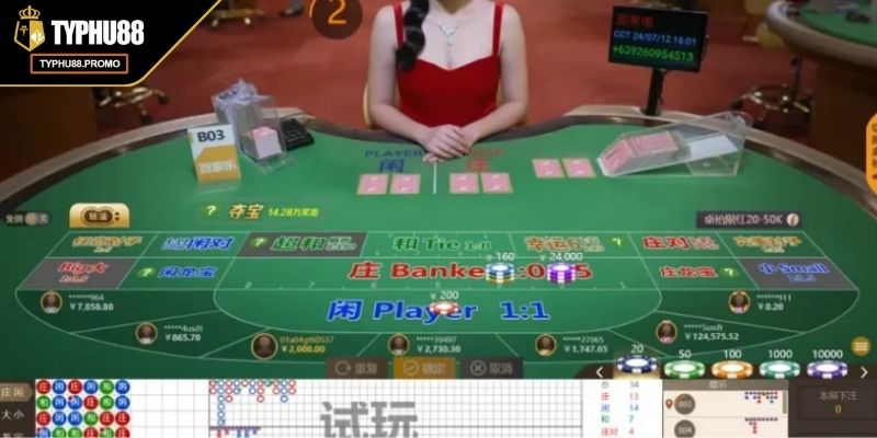 AG Casino TYPHU88 Chinh Phục Không Gian Sòng Bài Hấp Dẫn 3 Tham gia đặt cược Baccarat nhận thưởng lớn